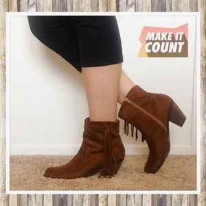 💖 Fringed Booties